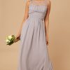 Clothing Little Mistress | Grace Grey Embellishment Sweetheart Maxi Dress