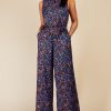 Clothing Little Mistress | Animal Print Jumpsuit