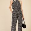 Clothing Little Mistress | Mono Spot Wide Leg Trousers By Vogue Williams