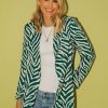 Clothing Little Mistress | Zebra Print Blazer By Vogue Williams