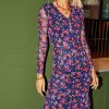 Clothing Little Mistress | Floral Print Midaxi Dress By Vogue Williams