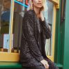 Clothing Little Mistress | Black Sequin Blazer By Vogue Williams